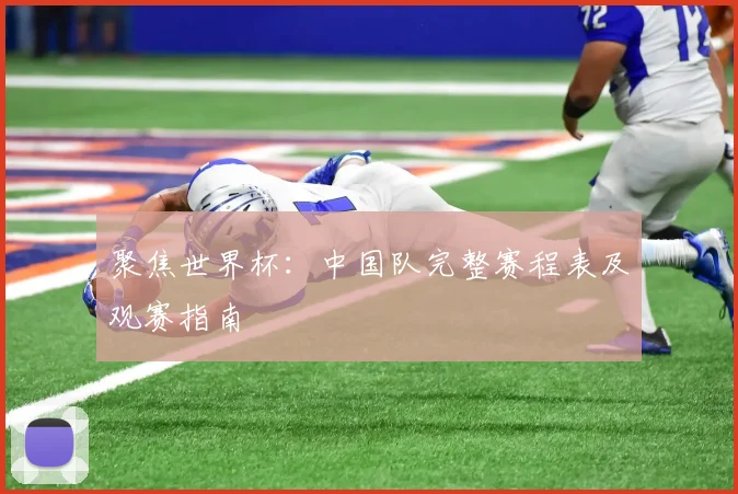 聚焦世界杯:中国队完整赛程表及观赛指南