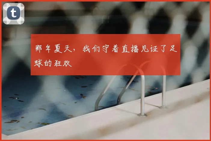 那年夏天，我们守着直播见证了足球的狂欢