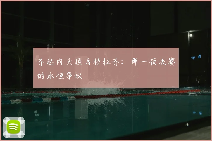 齐达内头顶马特拉齐：那一夜决赛的永恒争议